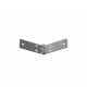LONG HORIZONTAL STEEL FLAT HINGE 25x100